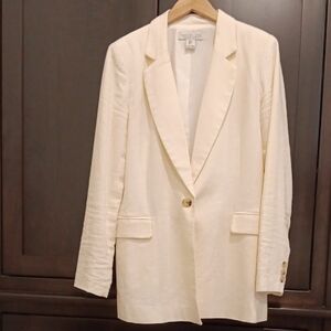 Rachel Zoe Classic Creamy White Blazer